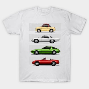 Classic Hiroshima iconic cars T-Shirt